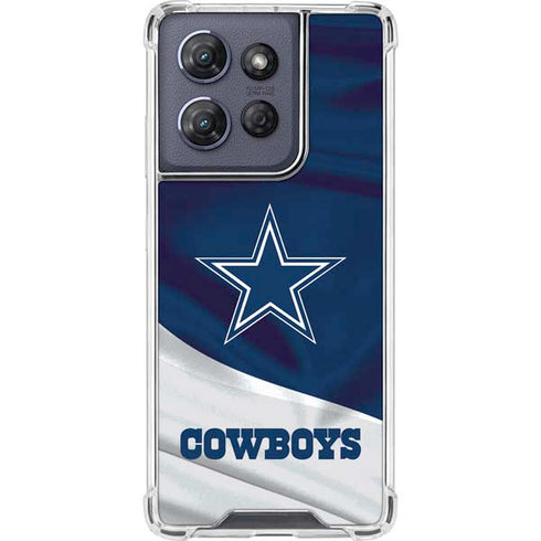 NFL Dallas Cowboys Moto G 5G (2025) Clear Case